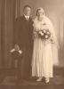1932 Huwelijksfoto Ype Jongma en Nellie Andringa